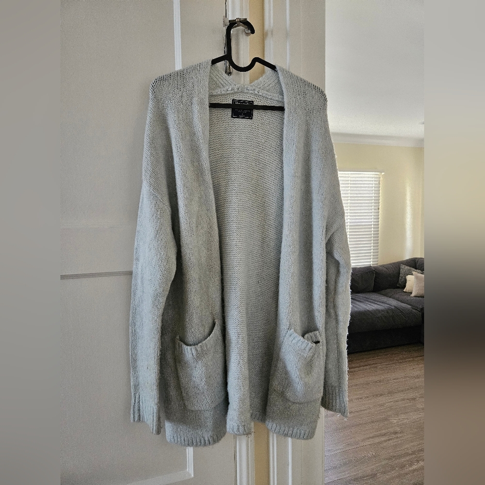 A&F Cozy - Light Blue Duster